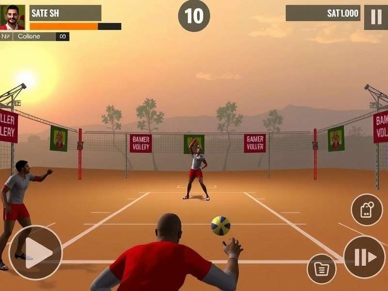 Barmer Volley Rulers Game Screenshot